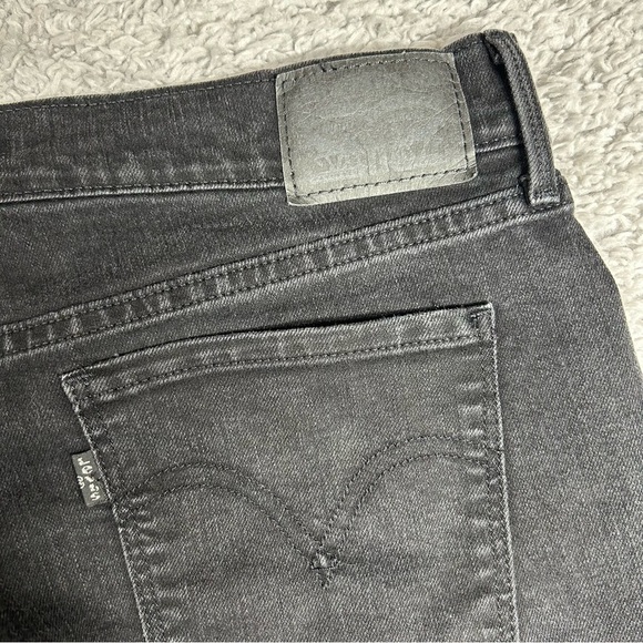 Levi's Jeans Mens 31 x 34 505 Straight Black Denim Silver Tab Classic Party - Picture 3 of 4